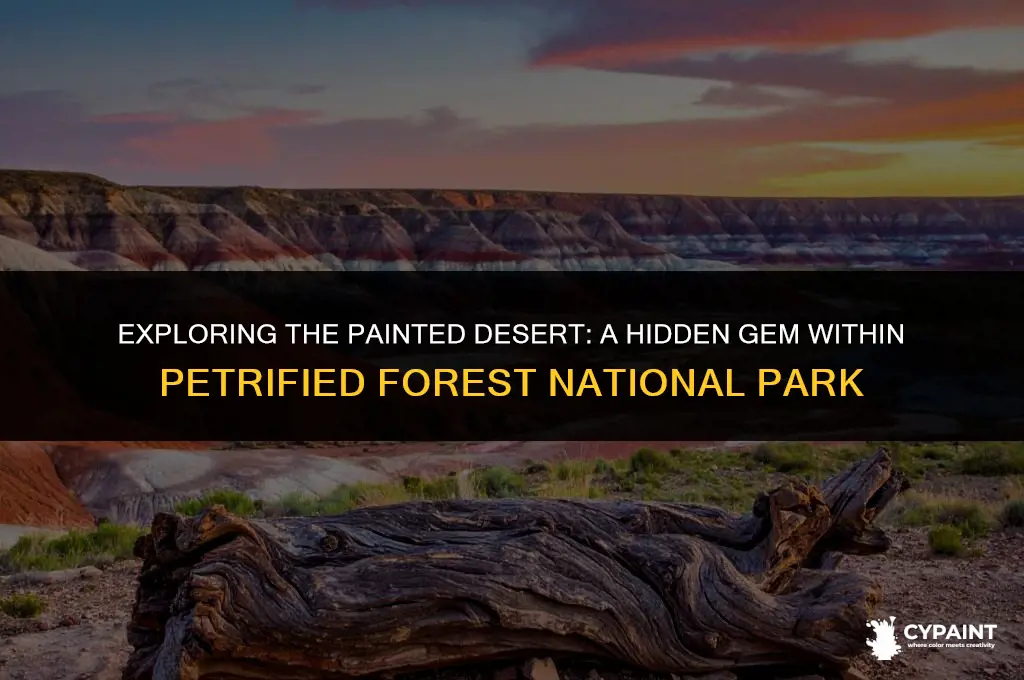 is the painted desert inside the petrified forest national park