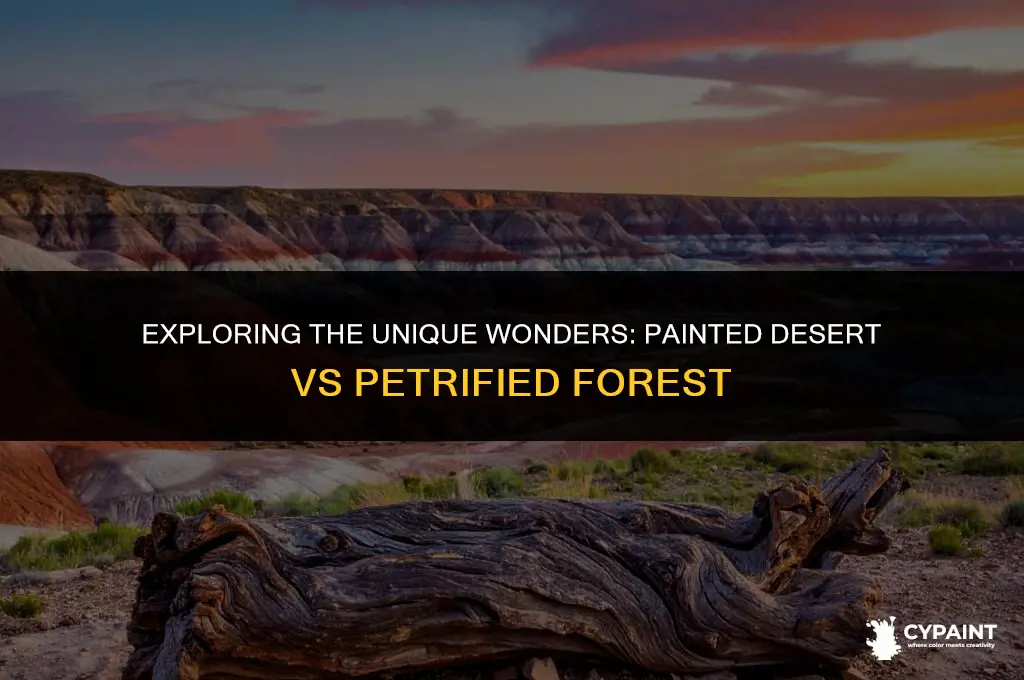 is the painted desert the same as the petrified forest