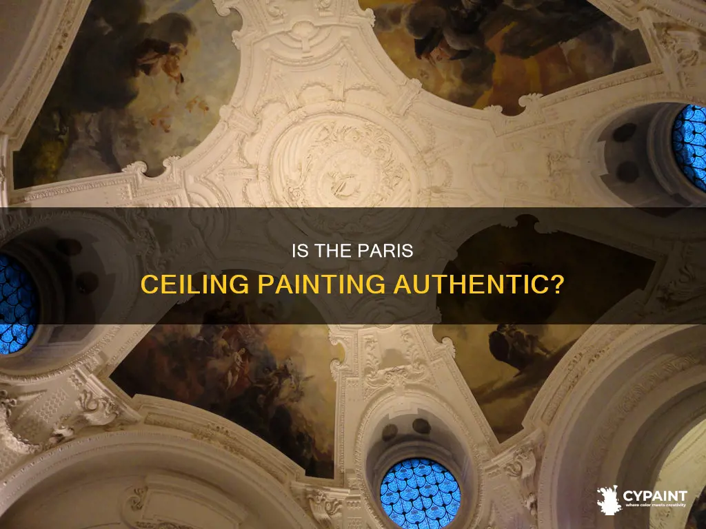 is the painting found in paris celing a real