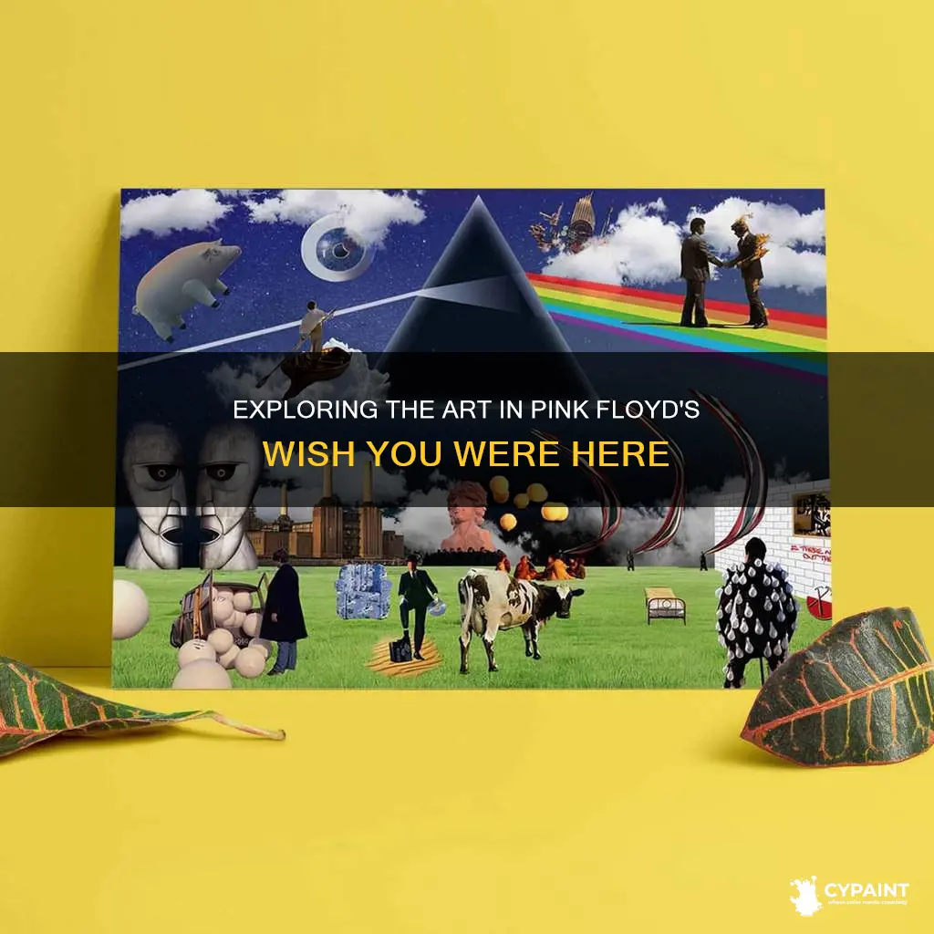 is the painting in wish you were here real
