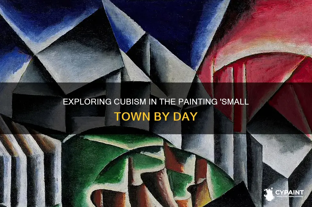 is the painting small town by day cubism