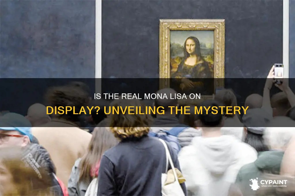 is the real mona lisa painting on display