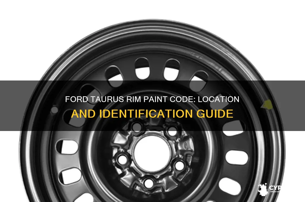 is the rim paint code on a taurus