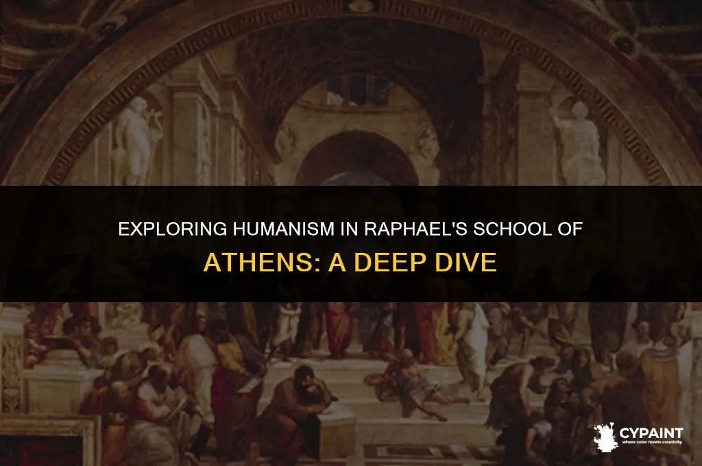 is the school of athens painting considered to be humanism
