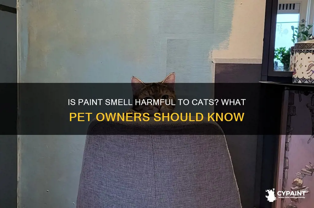 is the smell of paint bad for cats