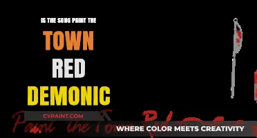 Paint the Town Red: Demonic Themes or Artistic Expression?