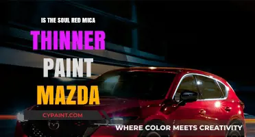 Is Mazda's Soul Red Mica Paint Thinner Than Other Colors?