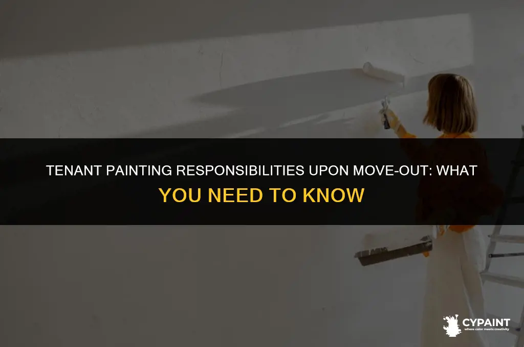 is the tenant responsible for painting when they move out