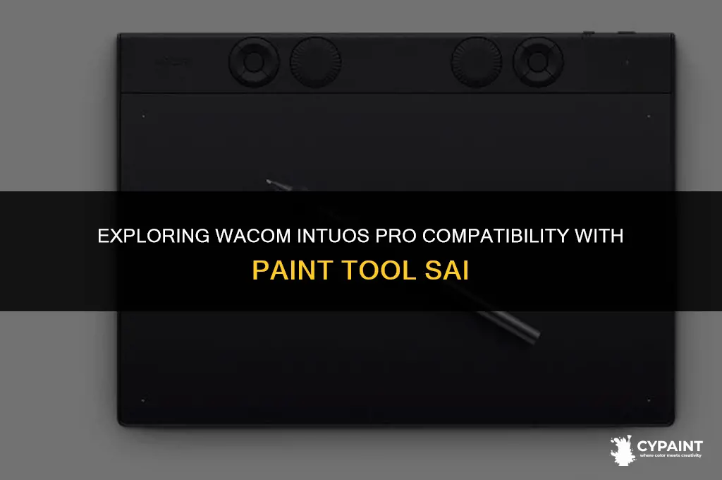 is the wacom intuos pro compatible with paint tool sai