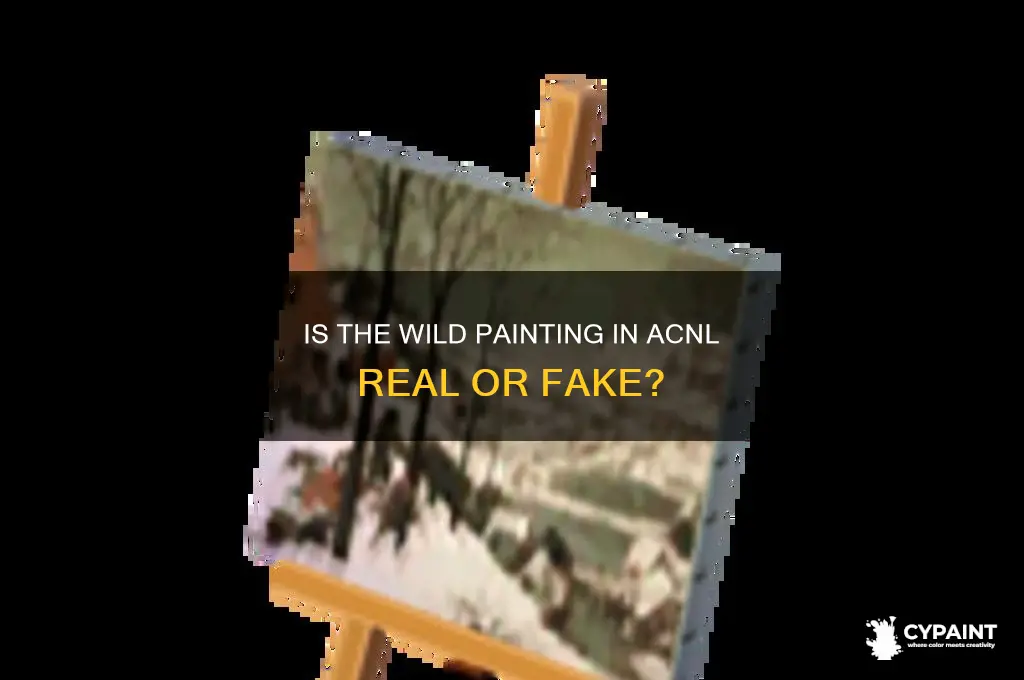 is the wild painting real or fake acnl