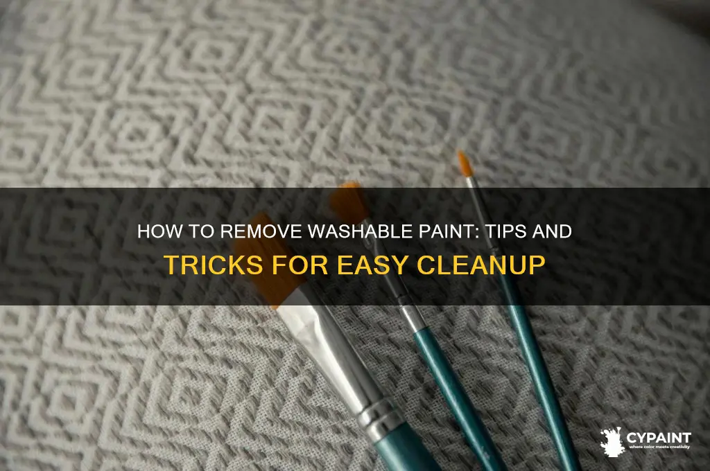 is ther an way to wolsh unwolshibol paint