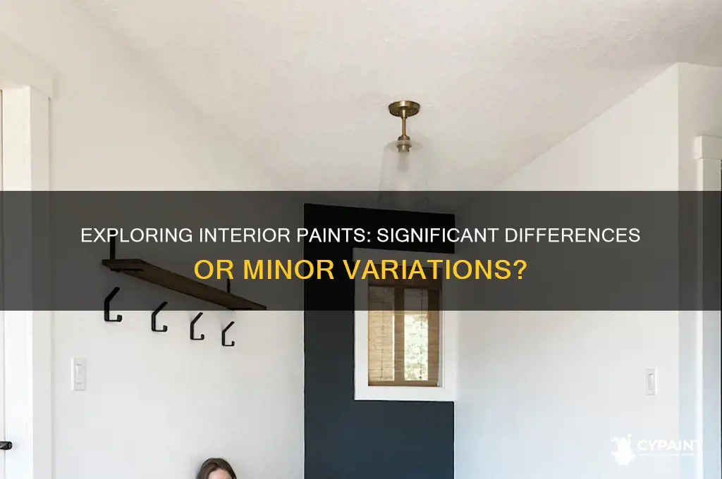 is there a big difference in interior paints