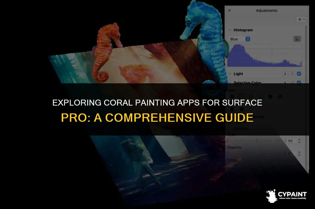 is there a coral painting app for the surface pro