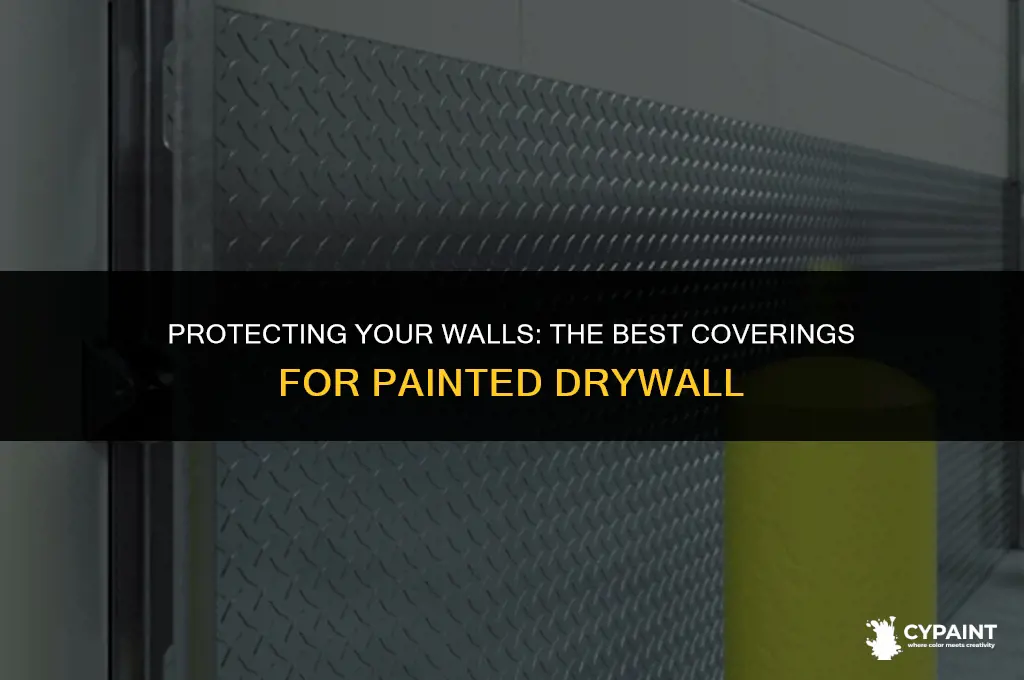 is there a covering material to place over painted drywall