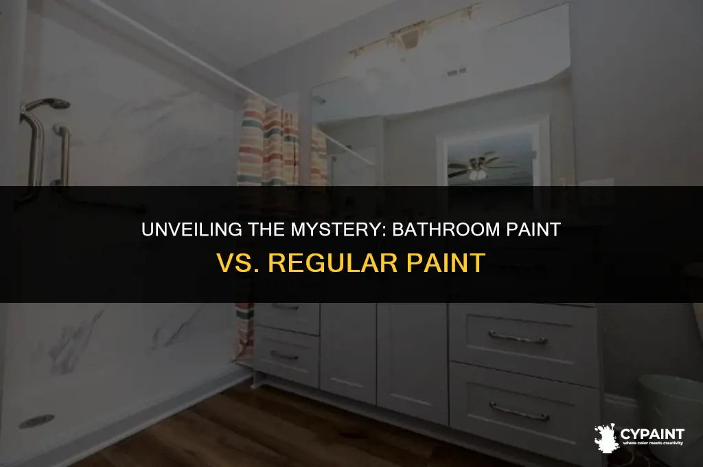is there a difference between bathroom paint and regular paint