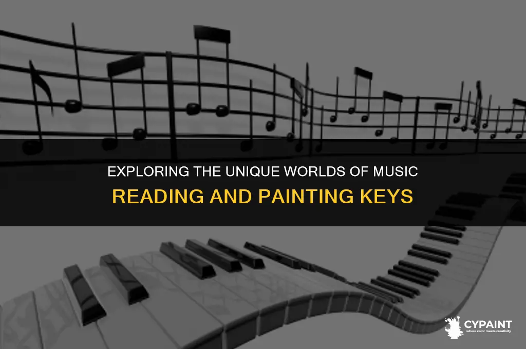 is there a difference between music reading and painting keys