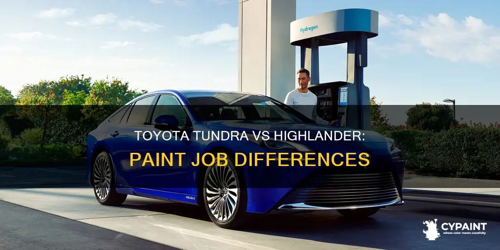 is there a difference between tundra and highlander paint