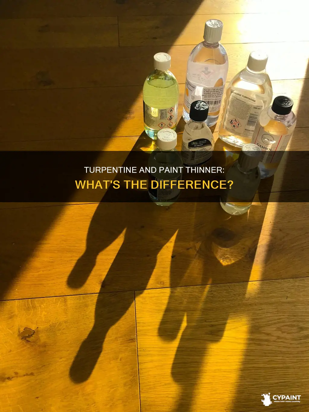is there a difference between turpentine and paint thinner