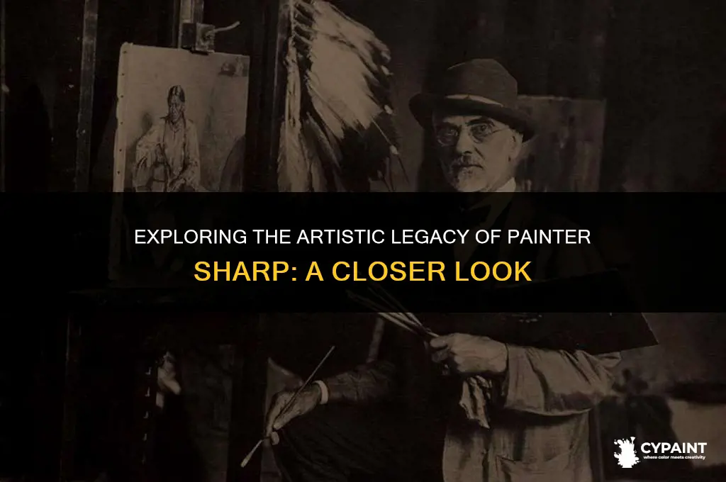 is there a famous painter by the name of sharp