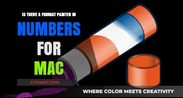 Format Painter in Numbers for Mac: Where is it?