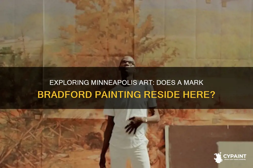 is there a mark bradford painting in minneapolis