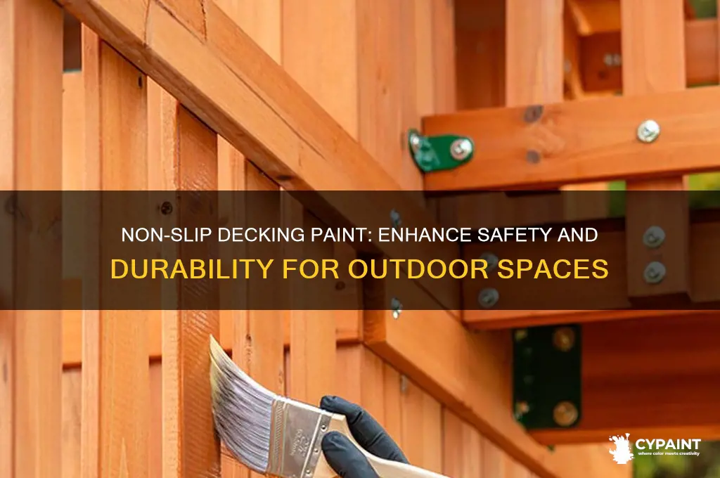 is there a non slip paint for decking