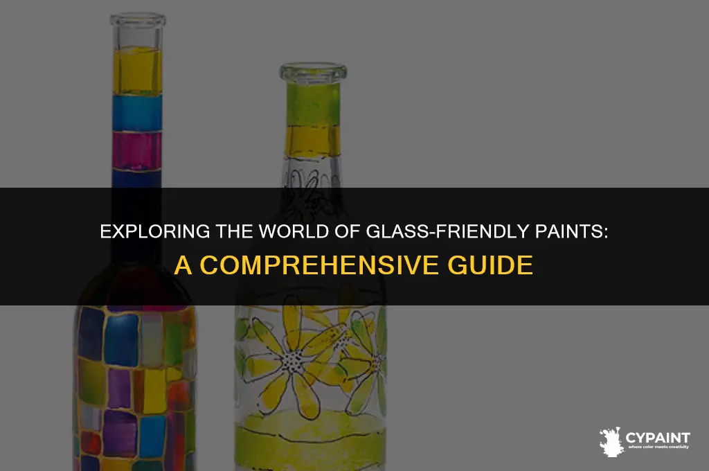 is there a paint that can be put on glass