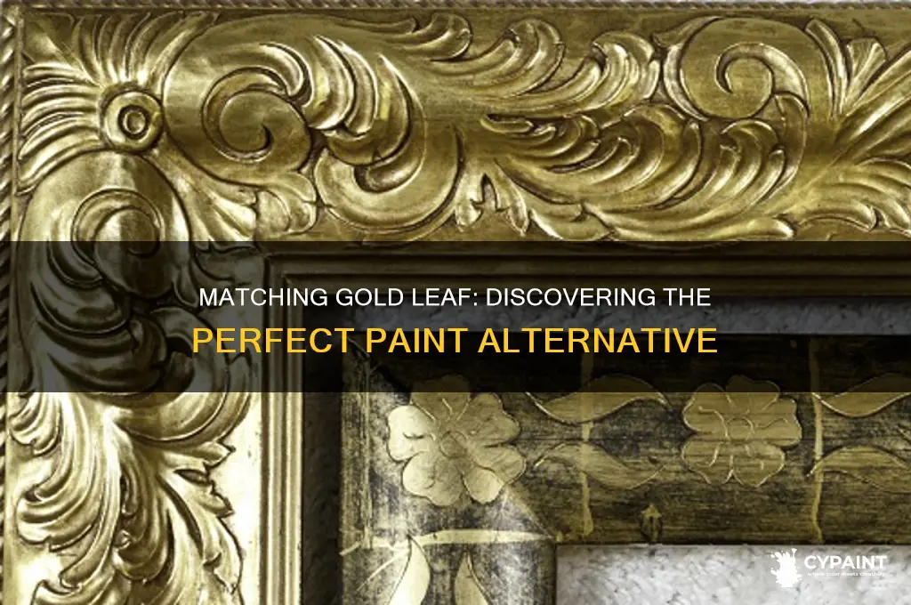 is there a paint that matches gold leaf