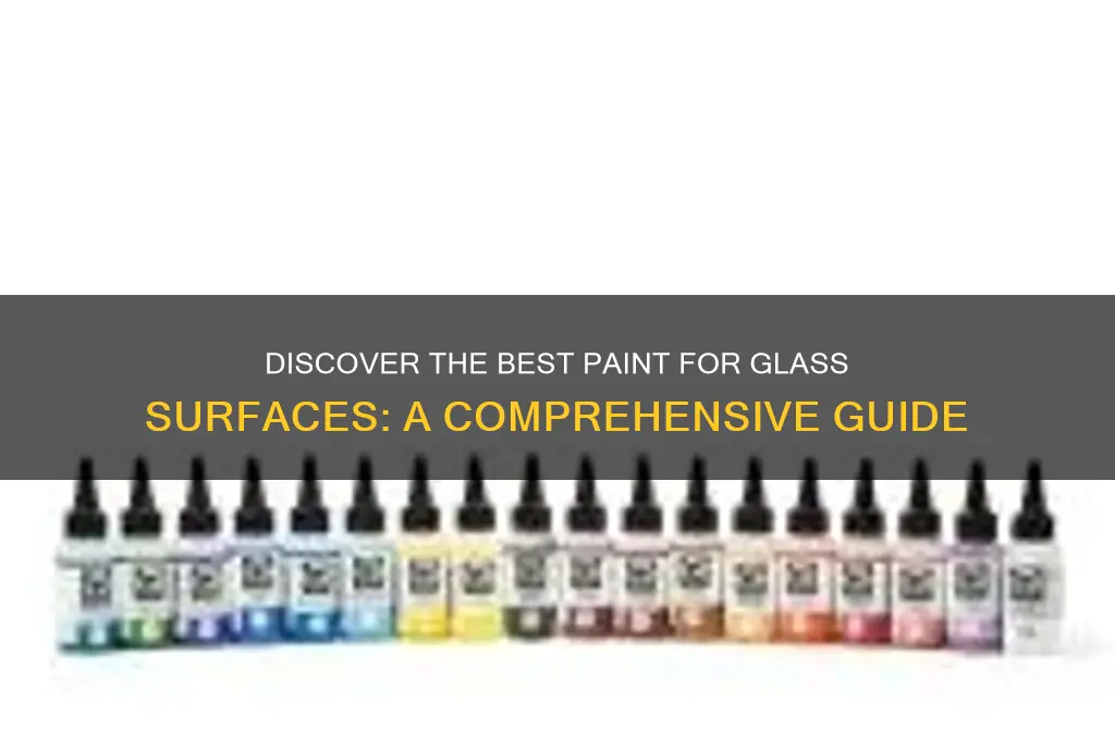 is there a paint that sticks to glass