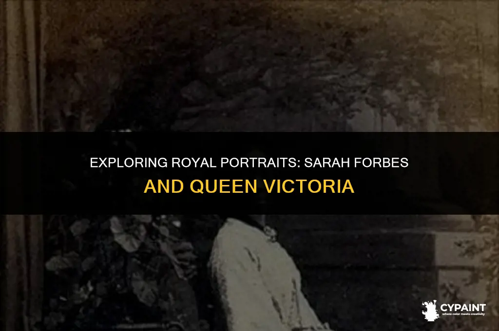 is there a painting of sarah forbes with queen victoria