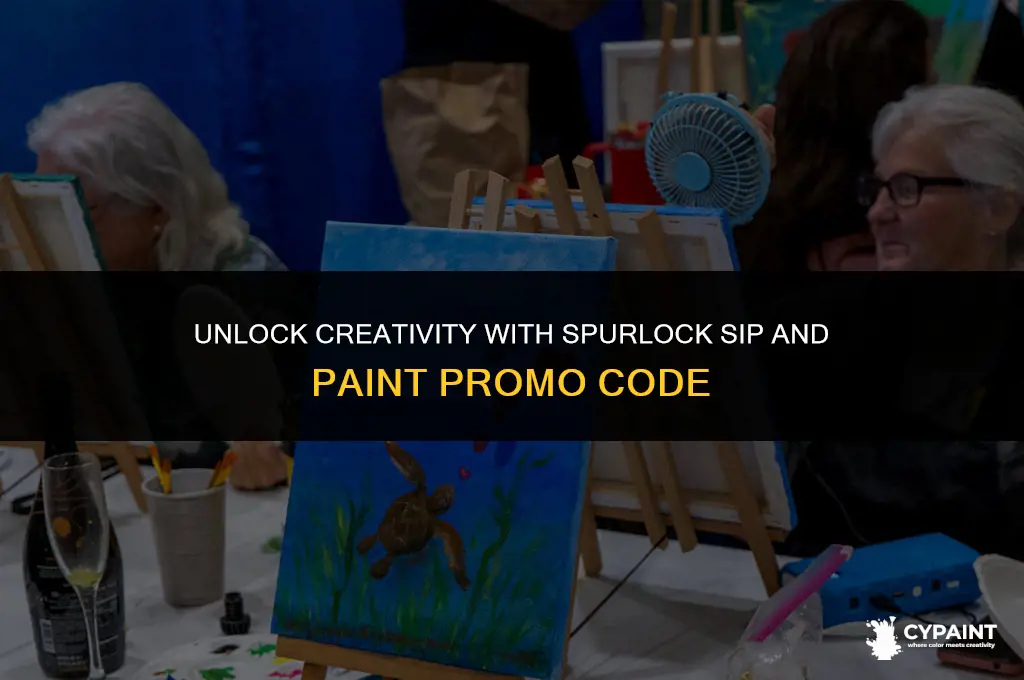 is there a promo code for spurlock sip and paint