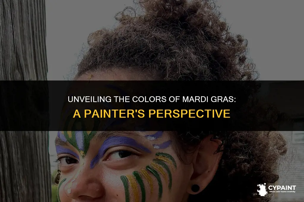 is there a reason for painting yourself during madi gras