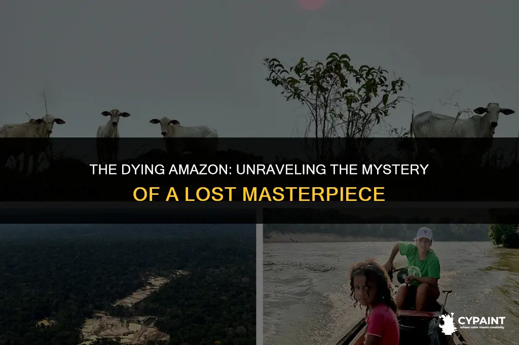 is there a sculpture or painting entitled the dying amazon