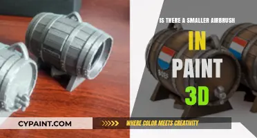Exploring Paint 3D: Finding the Smallest Airbrush Tool Available