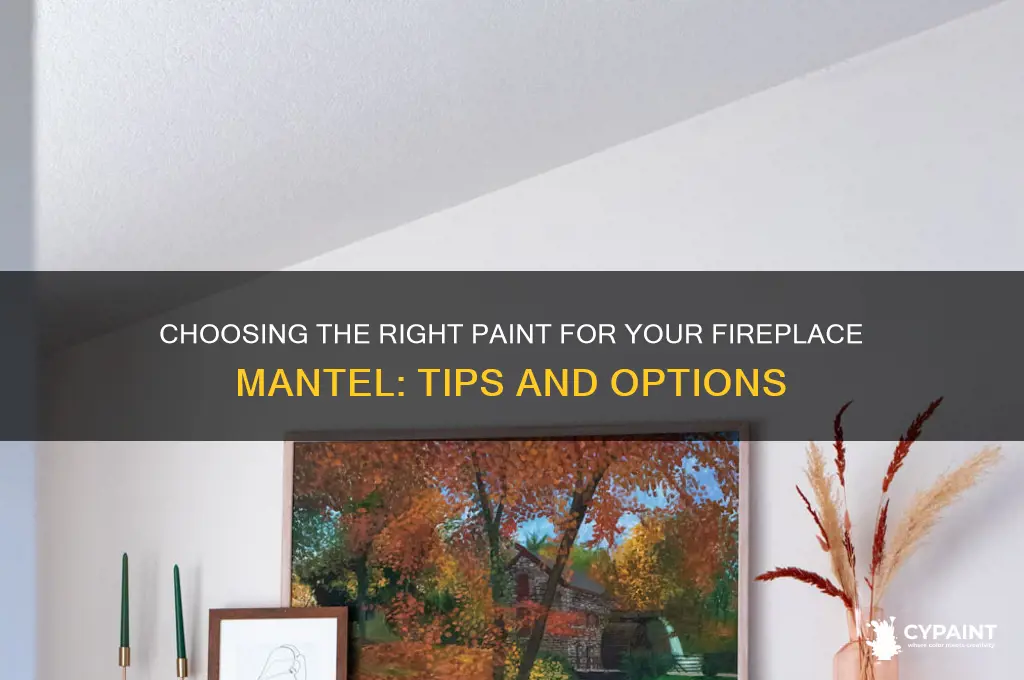 is there a special paint for fireplace mantels