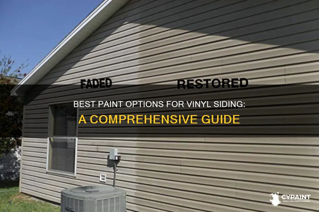 is there a special paint for vinyl siding