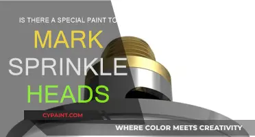 How to Mark Sprinkler Heads: Special Paint or Not?