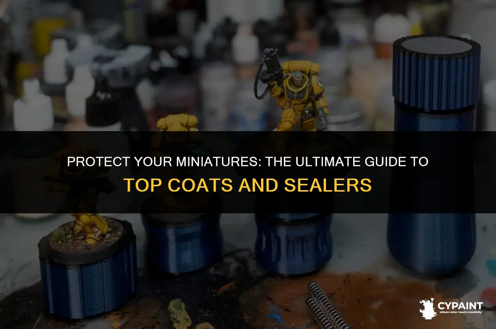 is there a top coat or sealer for miniatures painting