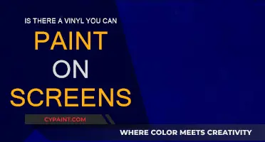 Customizable Vinyl Screens: Paint Your Own Design