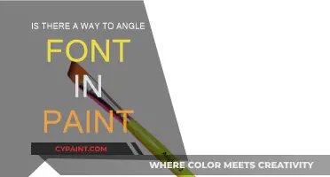 Angling Fonts in Paint: A Creative Guide