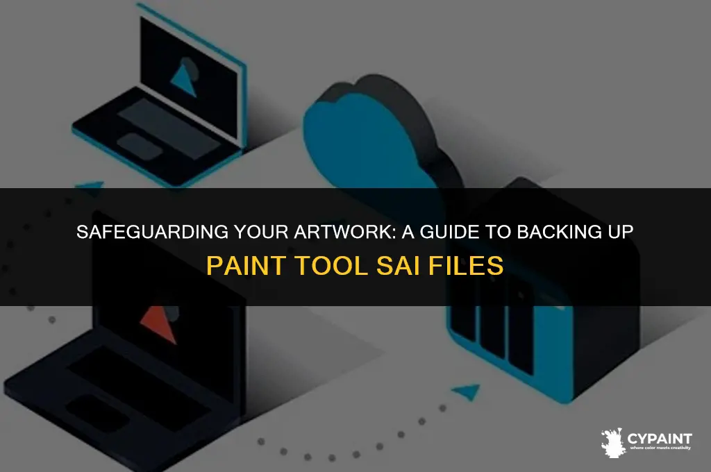 is there a way to backup paint tool sai files
