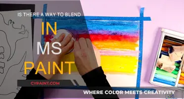 Blending in MS Paint: Is It Possible?