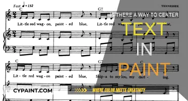 Centering Text in Paint: Here's How