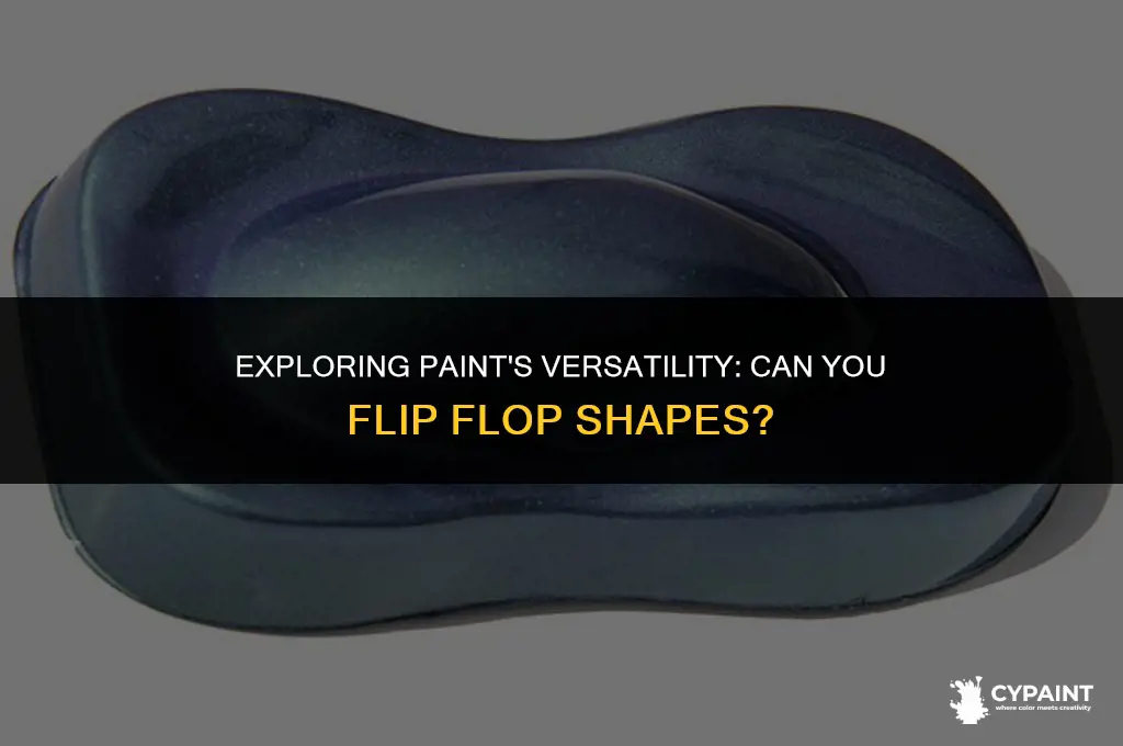 is there a way to flip flop shapes in paint