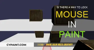 Locking Your Mouse in Paint: Is It Possible?