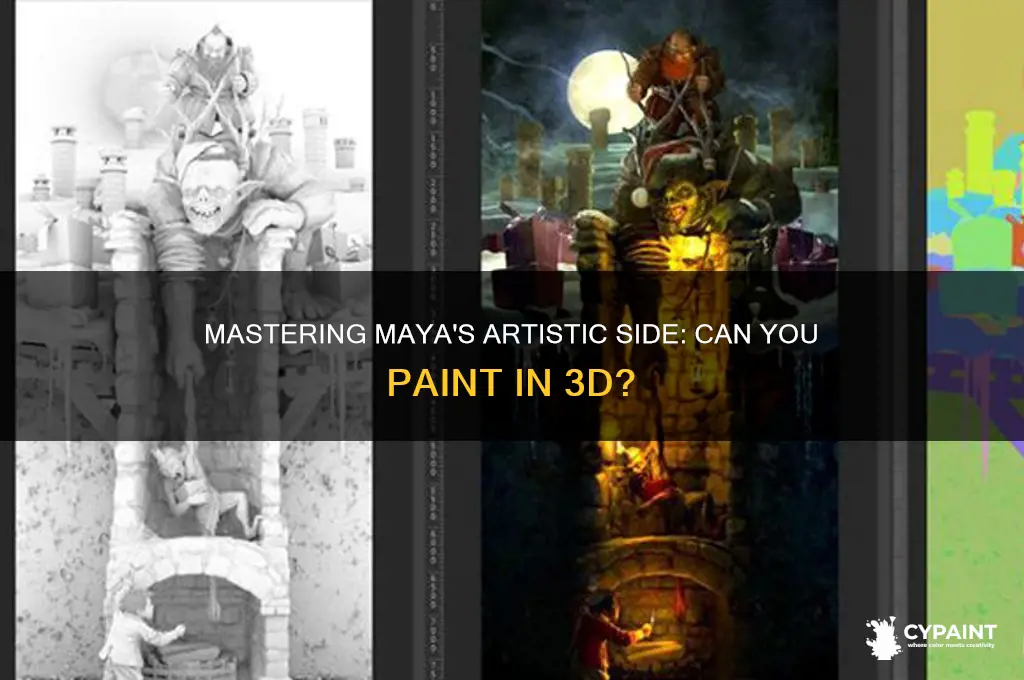 is there a way to paint in maya