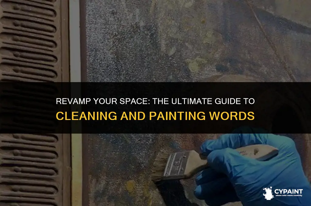 is there a words that includes both cleaning and painting