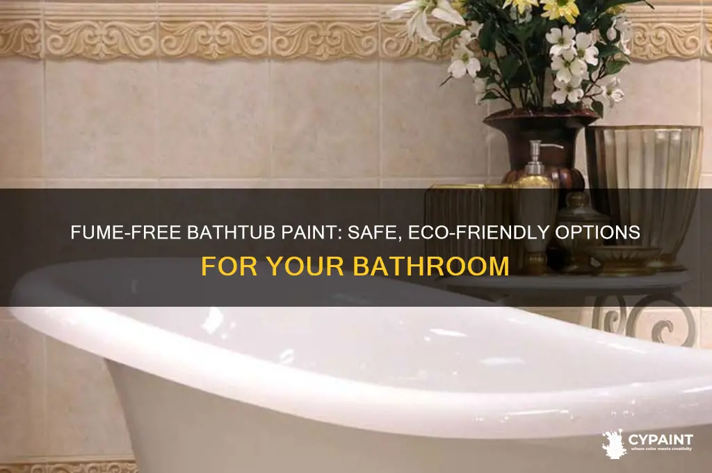 is there any bathtub paint with no fumes
