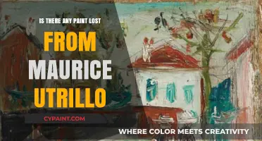 Maurice Utrillo's Paintings: Examining Potential Paint Loss Over Time