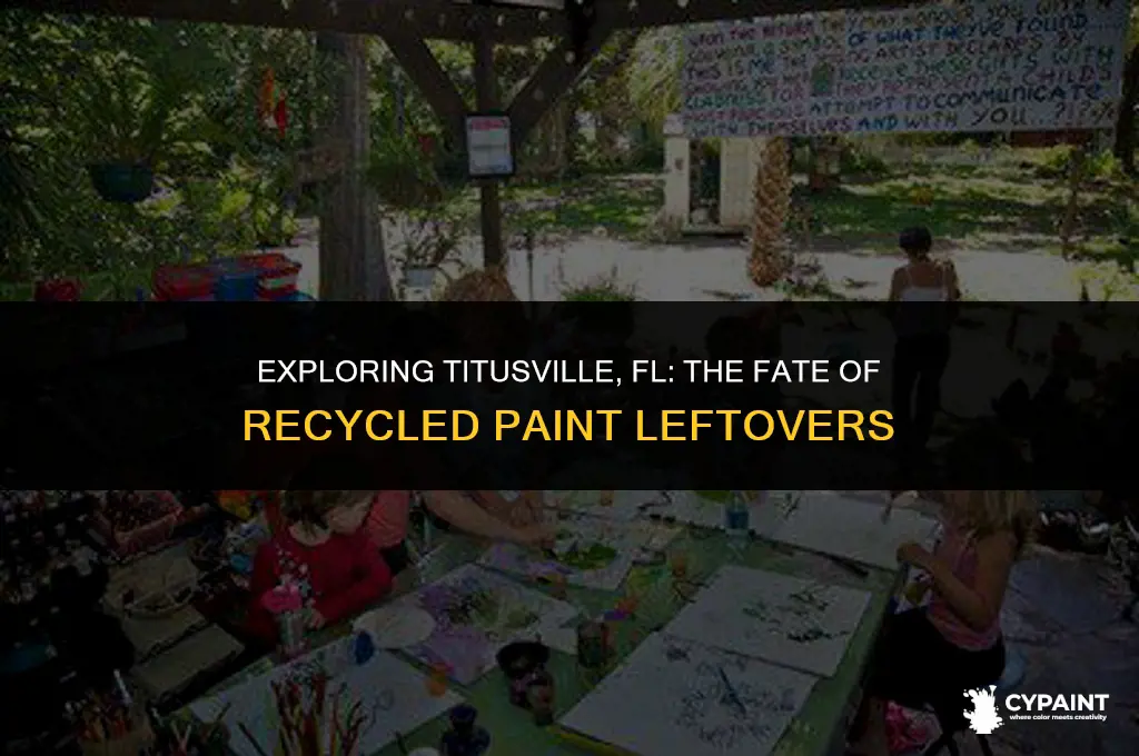 is there any recycled paint left over in titusville fl